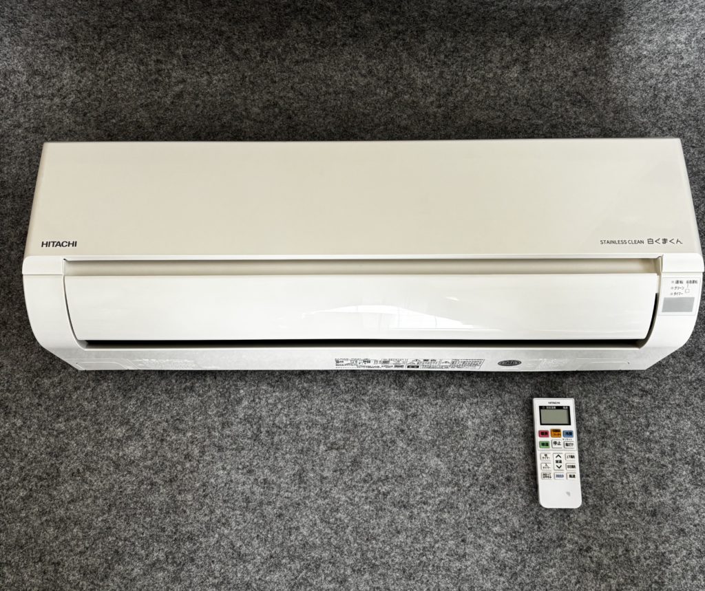 日立ルームエアコン RAS-D22L (W) 2021年製　主に6畳用